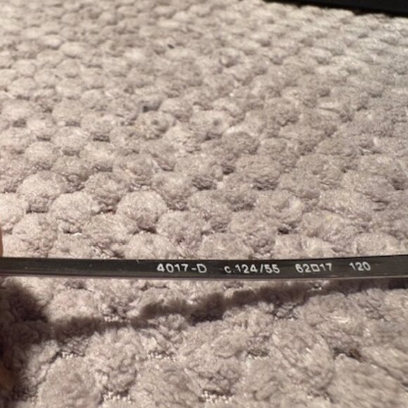 RARE Chanel Vintage Sunglasses Rhinestone CC Logo Rimless Gradient Blue. - Picture 3 of 9